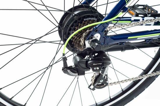 Crussis e-Cross 1.6-S Hybrid Electric Trek Bike (2021) gears