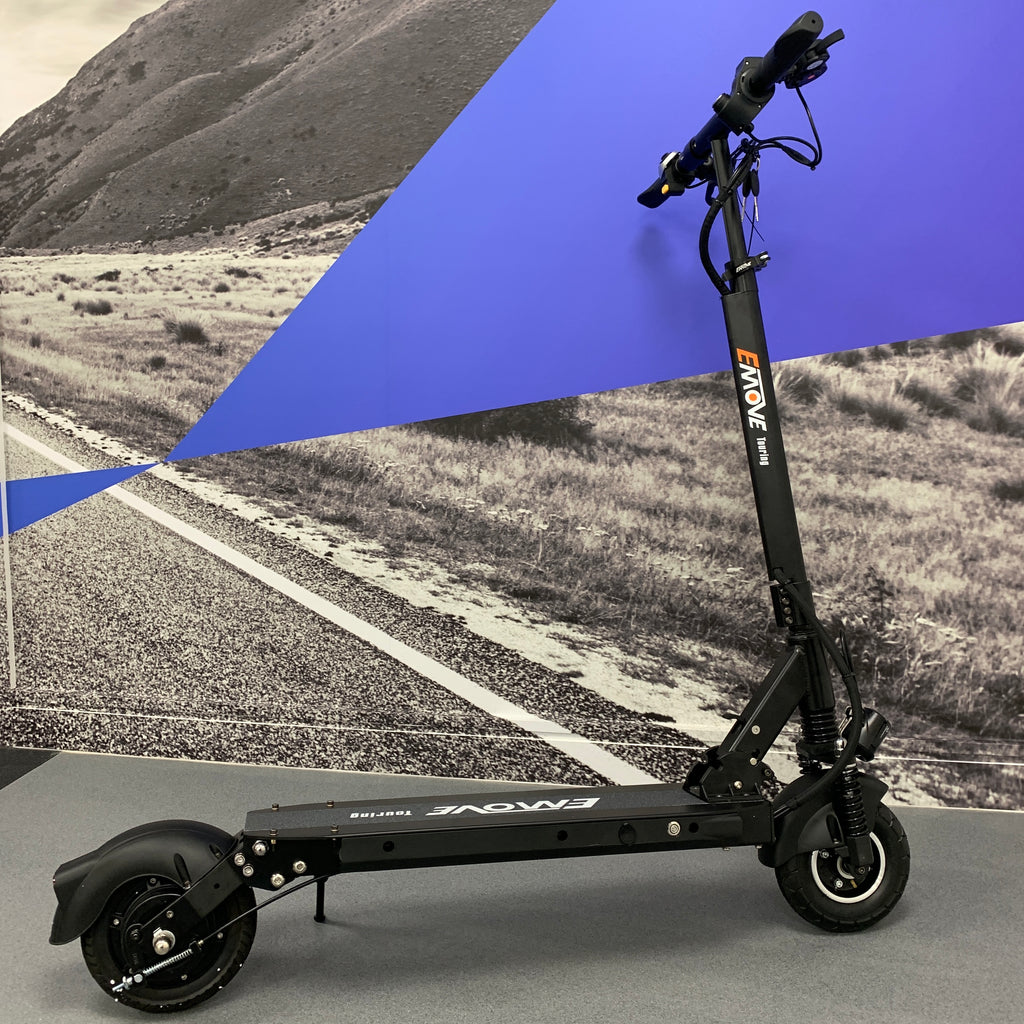 Emove Touring Electric Scooter- black - side view