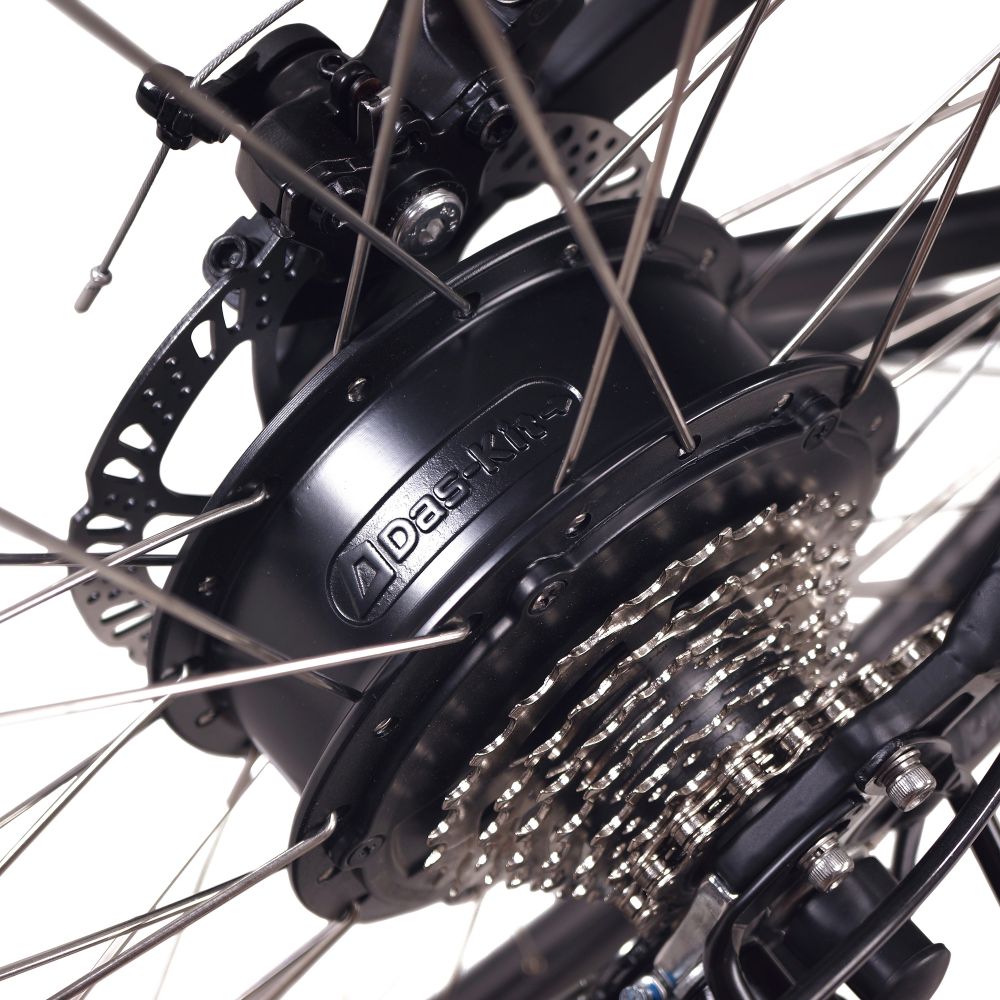 NCM Milano Electric Trek Bike gears