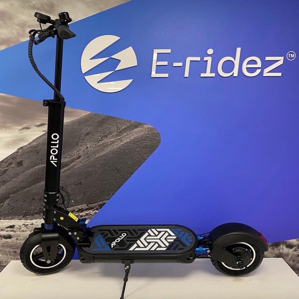 APOLLO EXPLORE ELECTRIC SCOOTER on stand